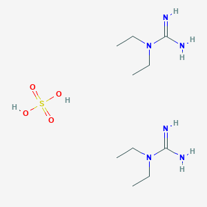 molecular formula C10H24N6O4S B6334230 N,N-Diethylguanidinium sulphate CAS No. 77297-00-8