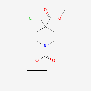 Methyl 1-Boc-4-(chloromethyl)piperidine-4-carboxylate