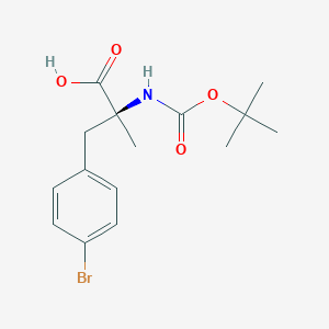 Boc-alpha-methyl-L-4-bromophenylalanine (Boc-L-aMePhe(4-Br)-OH)