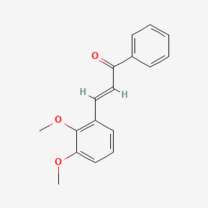molecular formula C17H16O3 B6334345 (2E)-3-(2,3-Dimethoxyphenyl)-1-phenylprop-2-en-1-one CAS No. 1388220-99-2