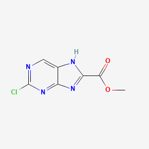 Methyl 2-chloro-9H-purine-8-carboxylate