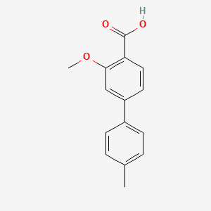molecular formula C15H14O3 B6334393 2-Methoxy-4-(4-methylphenyl)benzoic acid CAS No. 175153-28-3