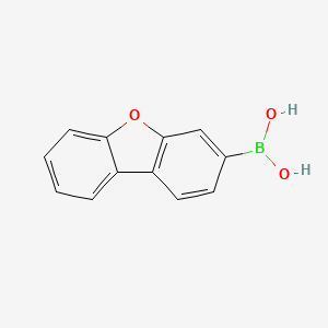 molecular formula C12H9BO3 B6334404 Dibenzo[b,d]furan-3-ylboronic acid CAS No. 395087-89-5