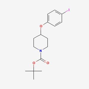 molecular formula C16H22INO3 B6334416 Tert-butyl 4-(4-iodophenoxy)piperidine-1-carboxylate CAS No. 346617-98-9