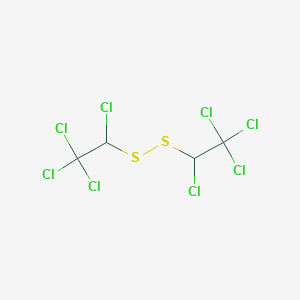 molecular formula C4H2Cl8S2 B6334499 Bis(1,2,2,2-tetrachloroethyl)disulfide CAS No. 920-96-7