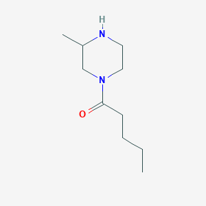 molecular formula C10H20N2O B6334563 1-(3-Methylpiperazin-1-yl)pentan-1-one CAS No. 1240572-93-3