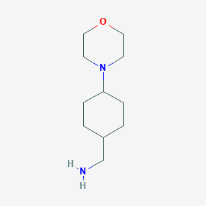 molecular formula C11H22N2O B6334585 (4-Morpholinocyclohexyl)methanamine CAS No. 1781543-79-0