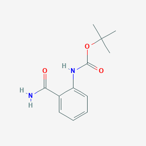 molecular formula C12H16N2O3 B6334617 tert-Butyl 2-carbamoylphenylcarbamate CAS No. 1484235-20-2