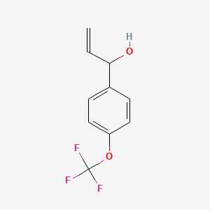 molecular formula C10H9F3O2 B6334796 1-(4-(Trifluoromethoxy)phenyl)prop-2-en-1-ol CAS No. 1476730-97-8