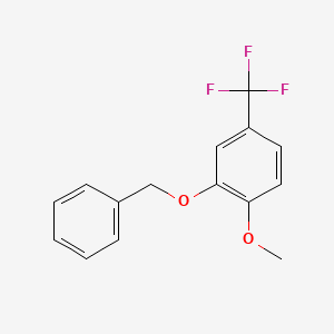 2-(Benzyloxy)-1-methoxy-4-(trifluoromethyl)benzene