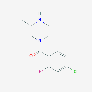 1-(4-Chloro-2-fluorobenzoyl)-3-methylpiperazine