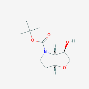 tert-Butyl (3R,3aR,6aR)-3-hydroxy-hexahydro-2H-furo[3,2-b]pyrrole-4-carboxylate