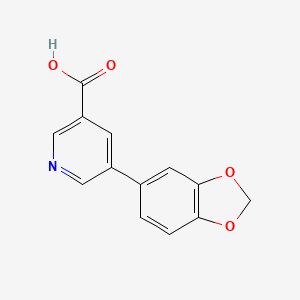 5-(3,4-Methylenedioxyphenyl)nicotinic acid, 95%