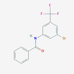 molecular formula C14H9BrF3NO B6334961 N-(3-Bromo-5-trifluoromethylphenyl)benzamide CAS No. 1491870-82-6