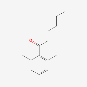 molecular formula C14H20O B6334976 1-(2,6-Dimethylphenyl)hexan-1-one CAS No. 35031-59-5