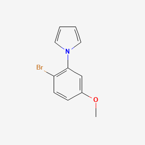 molecular formula C11H10BrNO B6334981 1-(2-Bromo-5-methoxyphenyl)-1H-pyrrole CAS No. 1493109-22-0