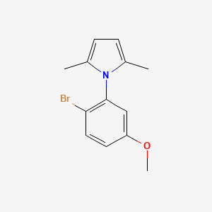 1-(2-Bromo-5-methoxyphenyl)-2,5-dimethyl-1H-pyrrole