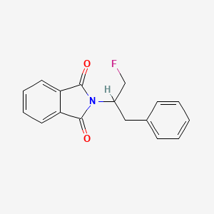 molecular formula C17H14FNO2 B6335014 2-(1-Fluoromethyl-2-phenyl-ethyl)-isoindole-1,3-dione, 97% CAS No. 1408279-72-0
