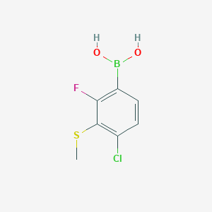 molecular formula C7H7BClFO2S B6335016 4-Chloro-2-fluoro-3-methylthiophenylboronic acid CAS No. 944128-91-0
