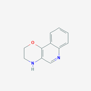 molecular formula C11H10N2O B6335031 3,4-Dihydro-2H-[1,4]oxazino[3,2-c]quinoline CAS No. 1198154-31-2