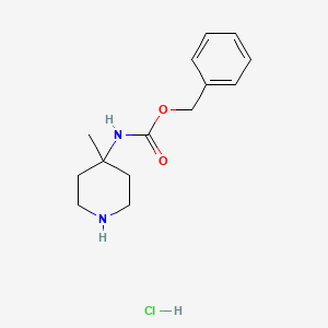 4-(Cbz-amino)-4-methylpiperidine hydrochloride;  95%