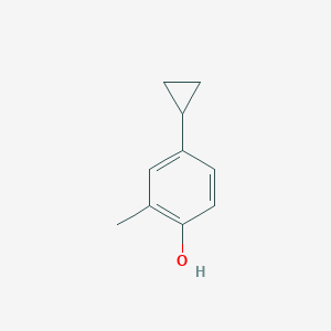 molecular formula C10H12O B6335156 4-Cyclopropyl-2-methylphenol CAS No. 1555361-85-7