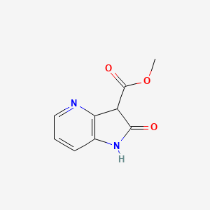 molecular formula C9H8N2O3 B6335354 Methyl 2-oxo-2,3-dihydro-1H-pyrrolo[3,2-b]pyridine-3-carboxylate CAS No. 1356542-85-2