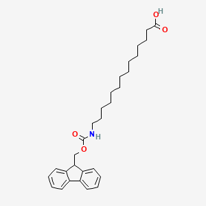 molecular formula C29H39NO4 B6335489 14-(Fmoc-amino)-tetradecanoic acid 