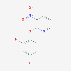 2-(2,4-Difluorophenoxy)-3-nitropyridine