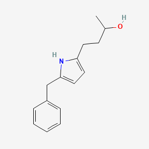 molecular formula C15H19NO B6335760 4-(5-Benzyl-1H-pyrrol-2-yl)butan-2-ol CAS No. 1422518-43-1