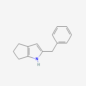 molecular formula C14H15N B6335819 2-Benzyl-1,4,5,6-tetrahydrocyclopenta[b]pyrrole CAS No. 1422518-51-1