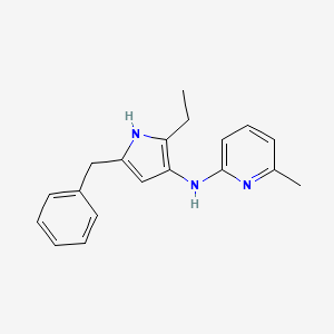 molecular formula C19H21N3 B6335820 N-(5-Benzyl-2-ethyl-1H-pyrrol-3-yl)-6-methylpyridin-2-amine CAS No. 1422518-59-9