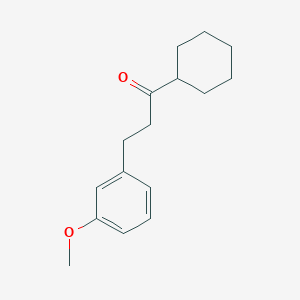 Cyclohexyl 2-(3-methoxyphenyl)ethyl ketone