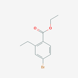 molecular formula C11H13BrO2 B6336052 Ethyl 4-bromo-2-ethylbenzoate CAS No. 1416979-60-6