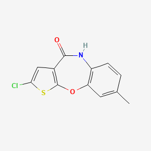 2-Chloro-8-methylbenzo[b]thieno[3,2-f][1,4]oxazepin-4(5H)-on