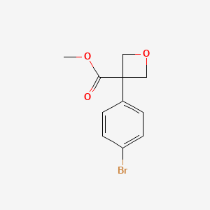 Methyl 3-(4-bromophenyl)oxetane-3-carboxylate