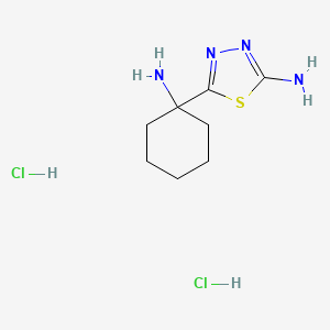 5-(1-Aminocyclohexyl)-1,3,4-thiadiazol-2-amine dihydrochloride;  95%