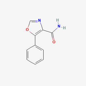 molecular formula C10H8N2O2 B6336130 5-Phenyl-1,3-oxazole-4-carboxamide CAS No. 254749-37-6