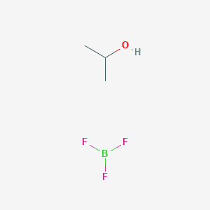 molecular formula C3H8BF3O B6336183 Boron trifluoride, isopropanol reagent 15 CAS No. 676-65-3