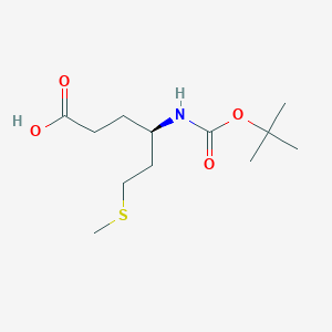 (R)-Boc-4-amino-6-methylthio-hexanoic acid;  95%