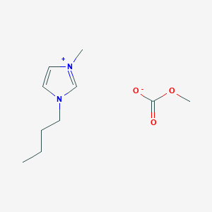 molecular formula C10H18N2O3 B6336298 1-Butyl-3-methylimidazolium methylcarbonate CAS No. 916850-37-8