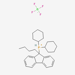 Dicyclohexyl(9-butylfluoren-9-yl)phosphonium tetrafluoroborate, 95% [cataCXium© FBu]