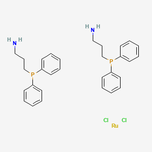 Dichlorobis[3-(diphenylphosphino]propylamine]ruthenium(II), 97%