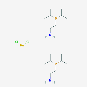 Dichlorobis[2-(di-i-propylphosphino)ethylamine]ruthenium(II), 97%