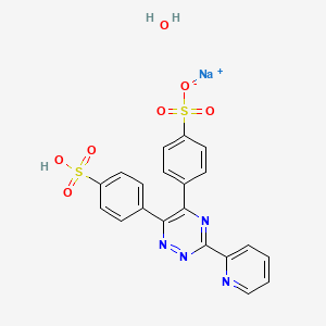 molecular formula C20H15N4NaO7S2 B6336384 Ferrozine mono-sodium salt hydrate CAS No. 1266615-85-3