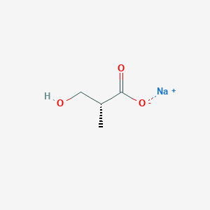 molecular formula C4H7NaO3 B6336412 Sodium (R)-beta-hydroxyisobutyrate CAS No. 1228078-57-6