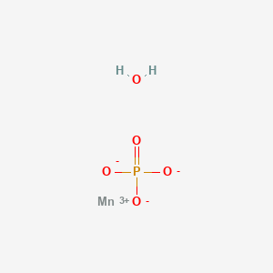 molecular formula H2MnO5P B6336429 MANGANESE(III) PHOSPHATE HYDRATE CAS No. 104663-56-1