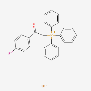 molecular formula C26H21BrFOP B6336440 Phosphonium, [2-(4-fluorophenyl)-2-oxoethyl]triphenyl-, bromide CAS No. 120302-61-6