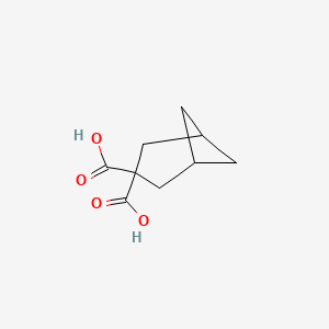 molecular formula C9H12O4 B6336487 Norpinane-3,3-dicarboxylic acid CAS No. 5164-32-9