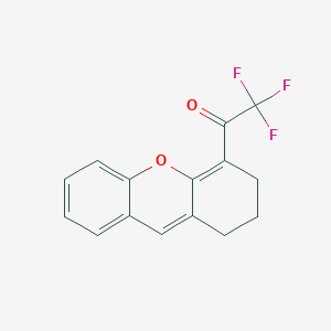 molecular formula C15H11F3O2 B6336523 4-Trifluoroacetyl-2,3-dihydro-1H-xanthene, 97% CAS No. 372966-75-1